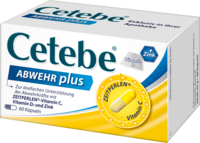 CETEBE ABWEHR plus Vitamin C+Vitamin D3+Zink Kaps.