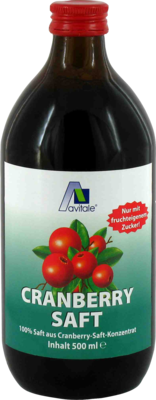 CRANBERRY SAFT 100% Frucht