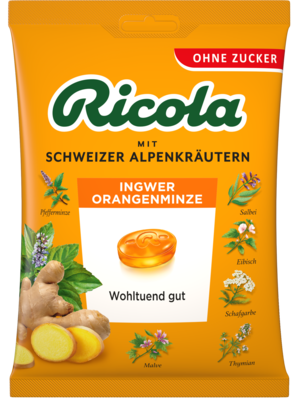 RICOLA-o-Z-Beutel-Ingwer-Orangenminze-Bonbons