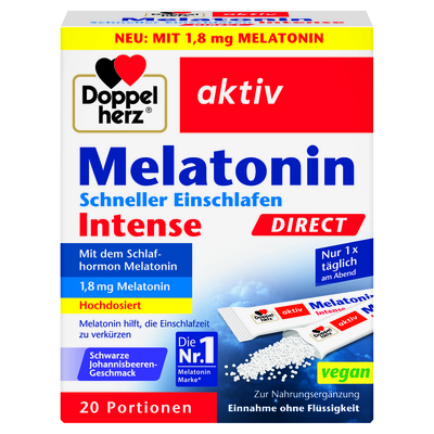 DOPPELHERZ Melatonin DIRECT Schneller Einschlafen