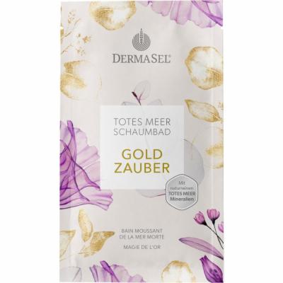 DERMASEL Totes Meer Schaumbad Gold Zauber